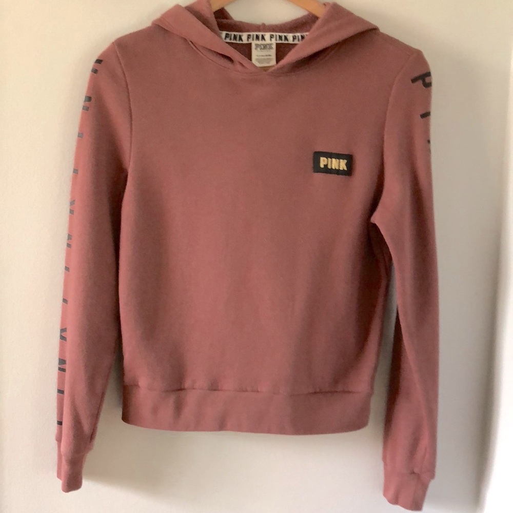 PINK Victoria's Secret Mauve Pullover Hoodie Sweater